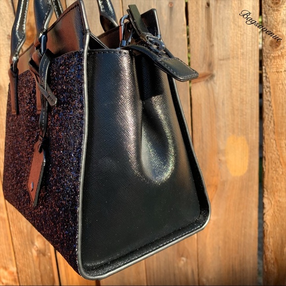 Kate spade Glitter Cameron Medium Satchel Blue - Picture 4 of 8